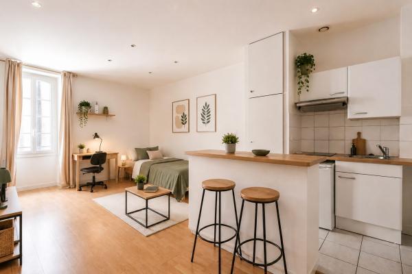 Louer appartement 1 pièce(s) 28 m² - Photo